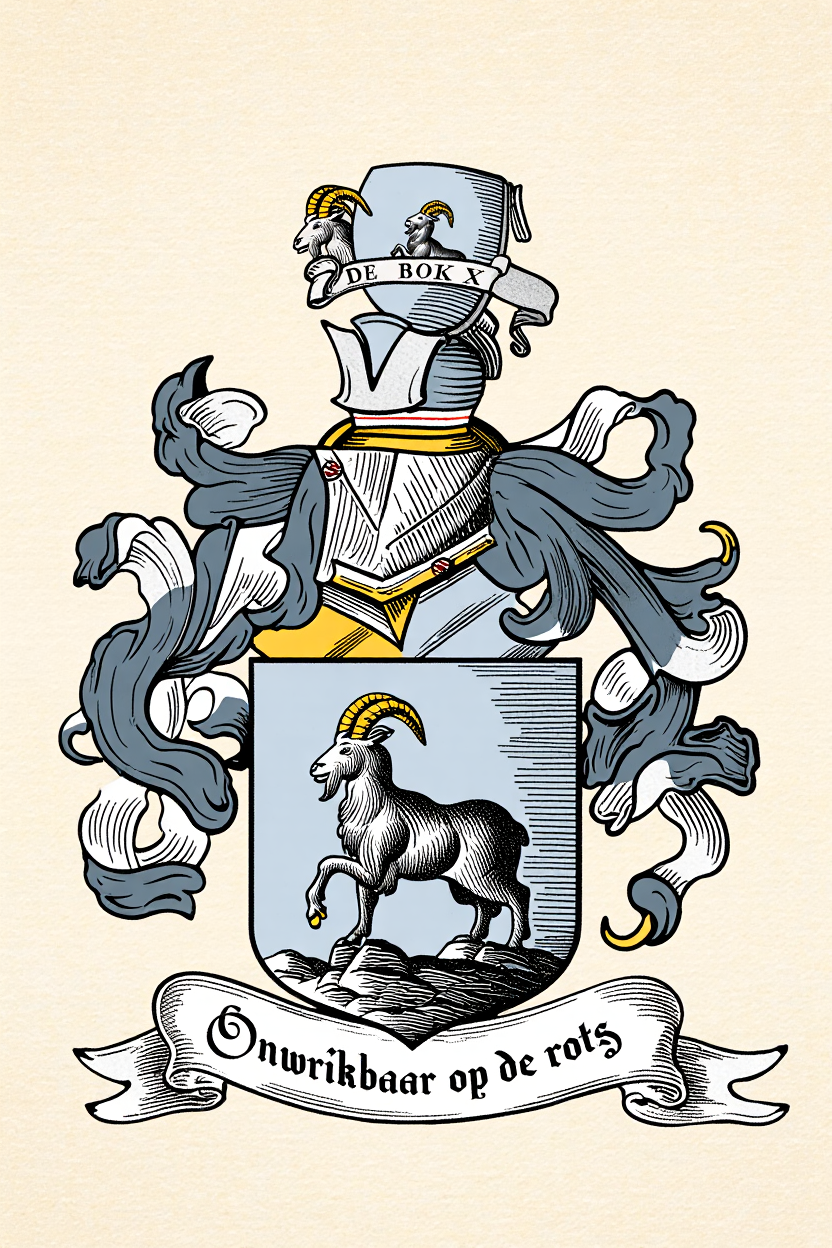 Familiewapen van de achternaam DE BOKX