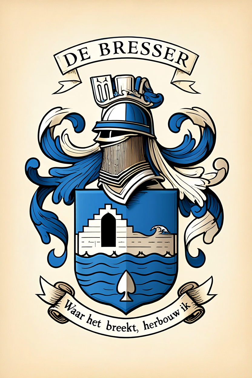 Familiewapen van de achternaam DE BRESSER