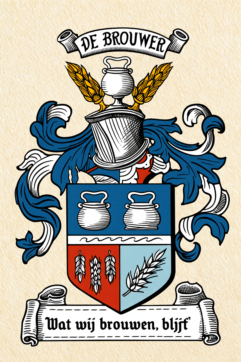 Familiewapen van de achternaam DE BROUWER