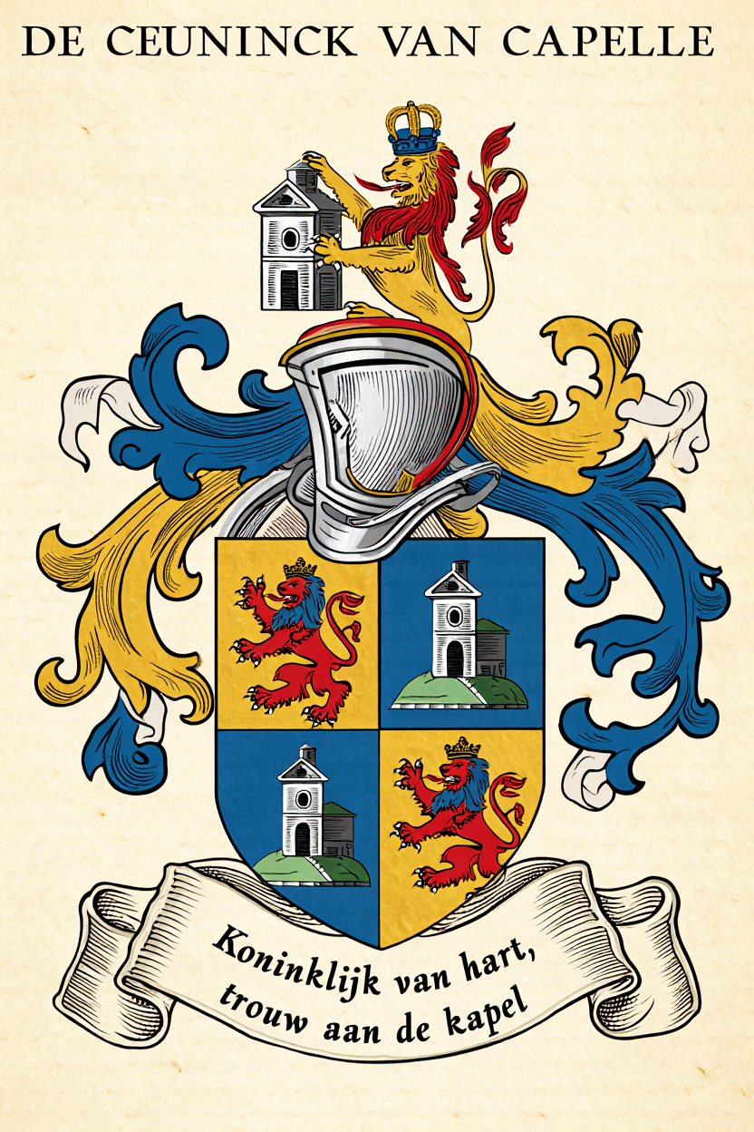 Familiewapen van de achternaam DE CEUNINCK VAN CAPELLE