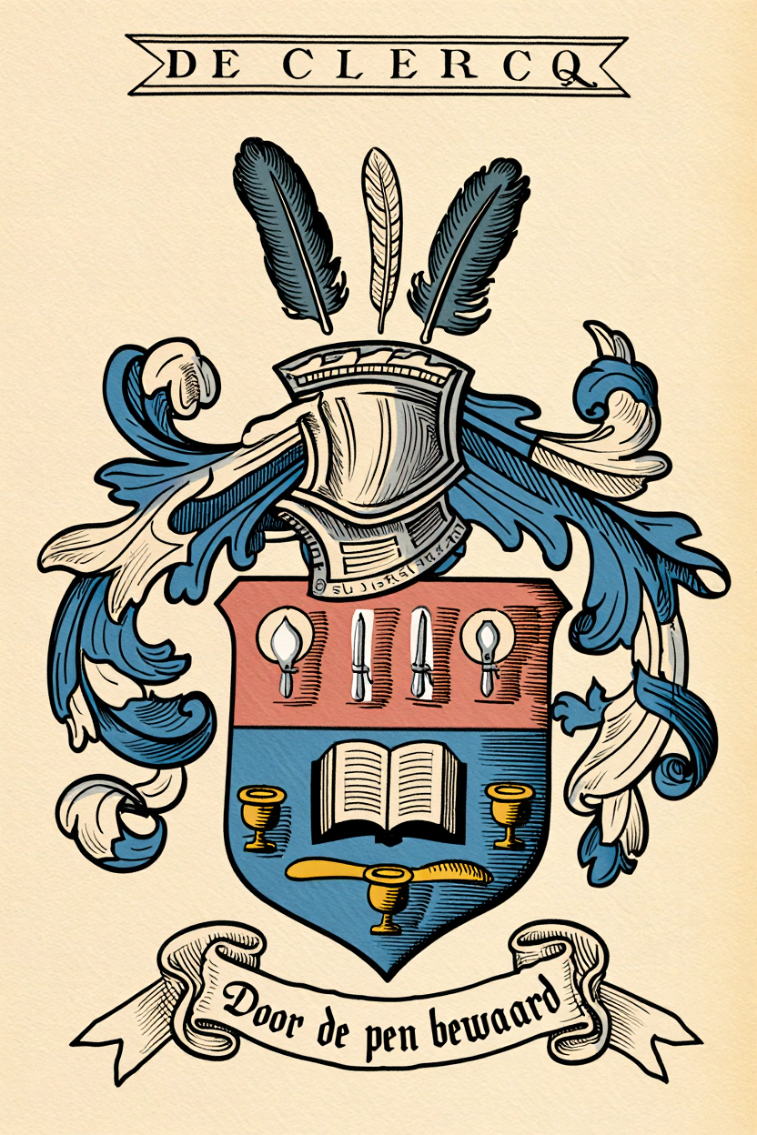 Familiewapen van de achternaam DE CLERCQ