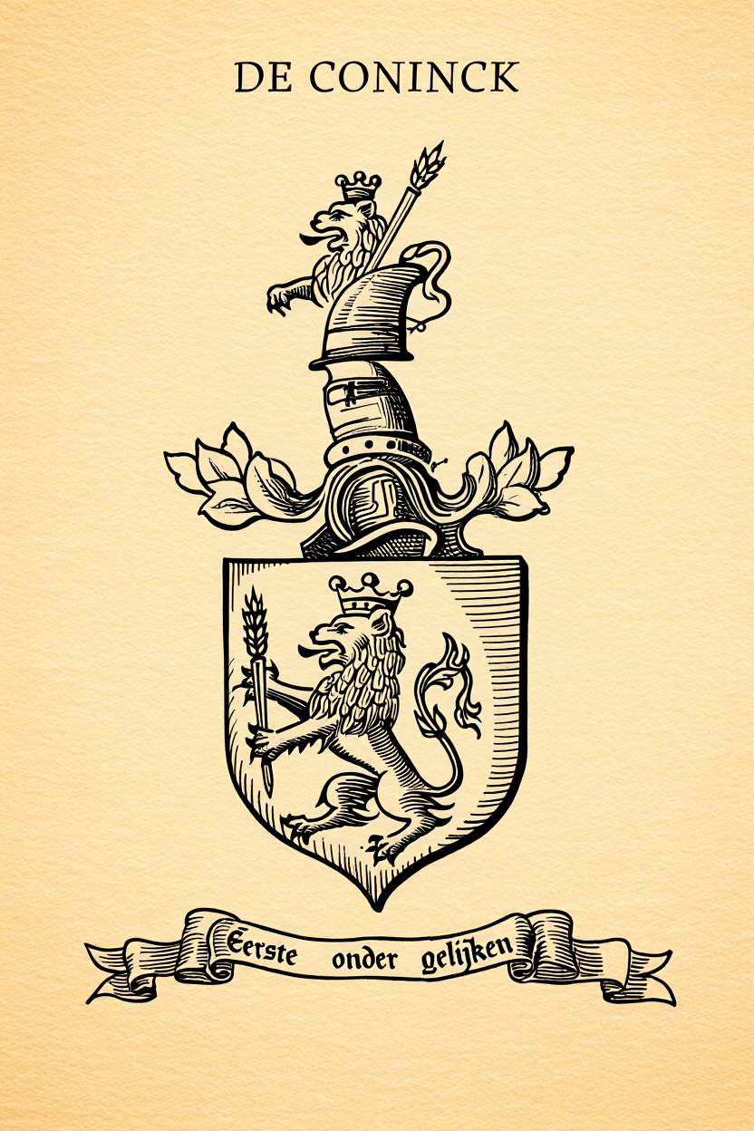 Familiewapen van de achternaam DE CONINCK