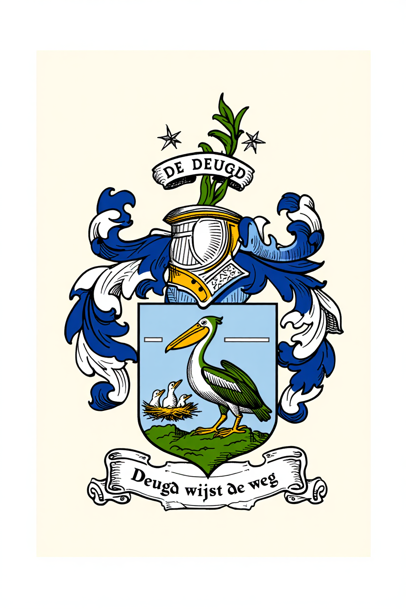 Familiewapen van de achternaam DE DEUGD