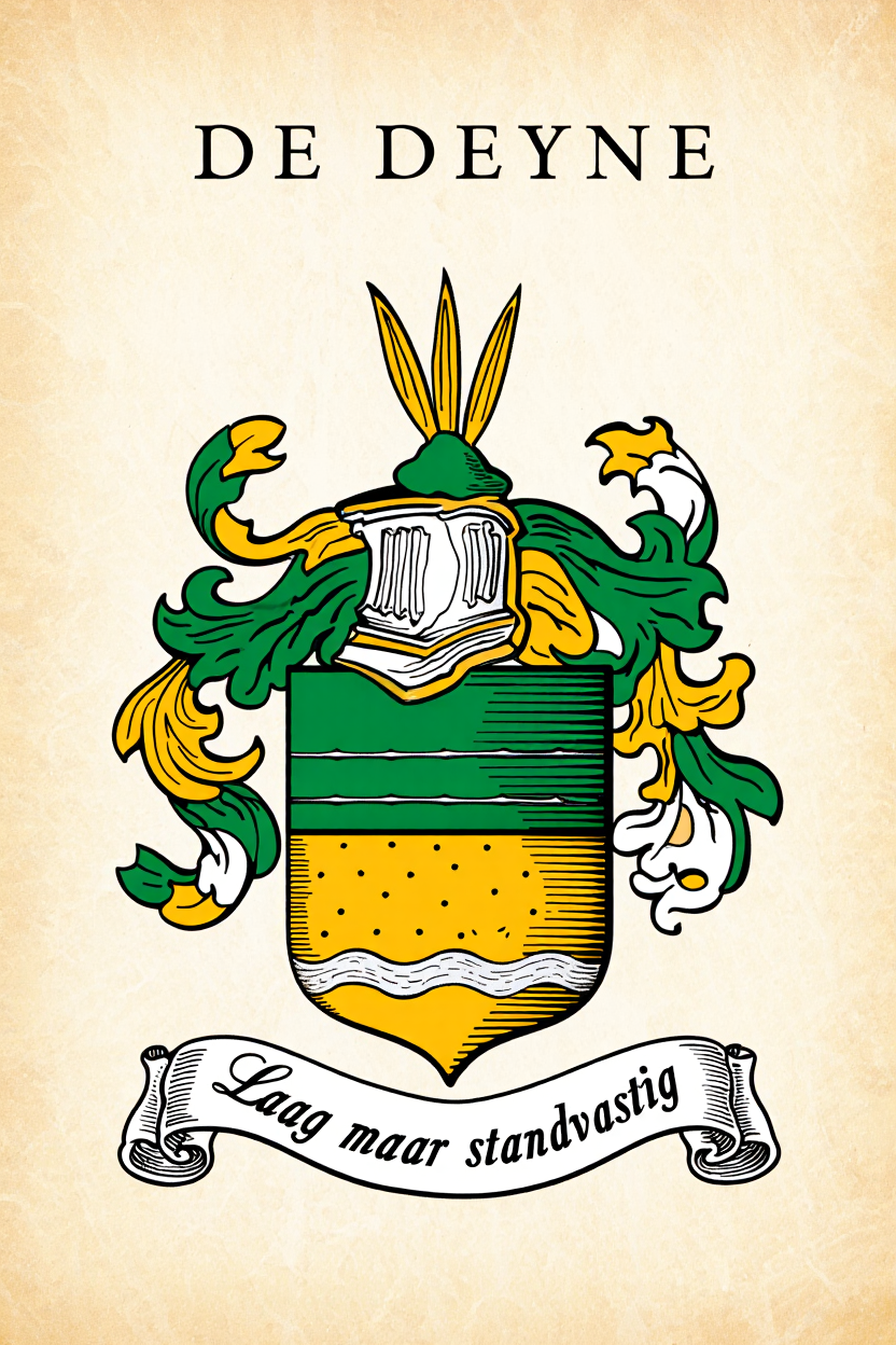 Familiewapen van de achternaam DE DEYNE