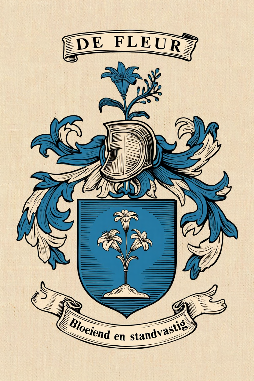 Familiewapen van de achternaam DE FLEUR