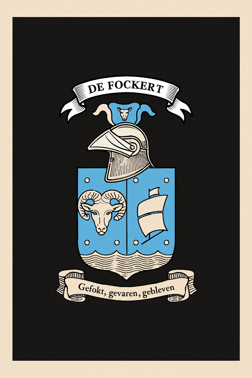 Familiewapen van de achternaam DE FOCKERT