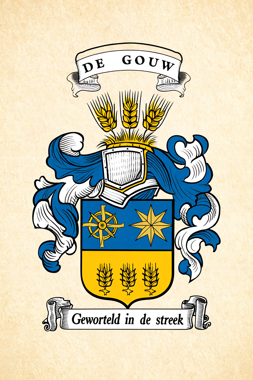 Familiewapen van de achternaam DE GOUW