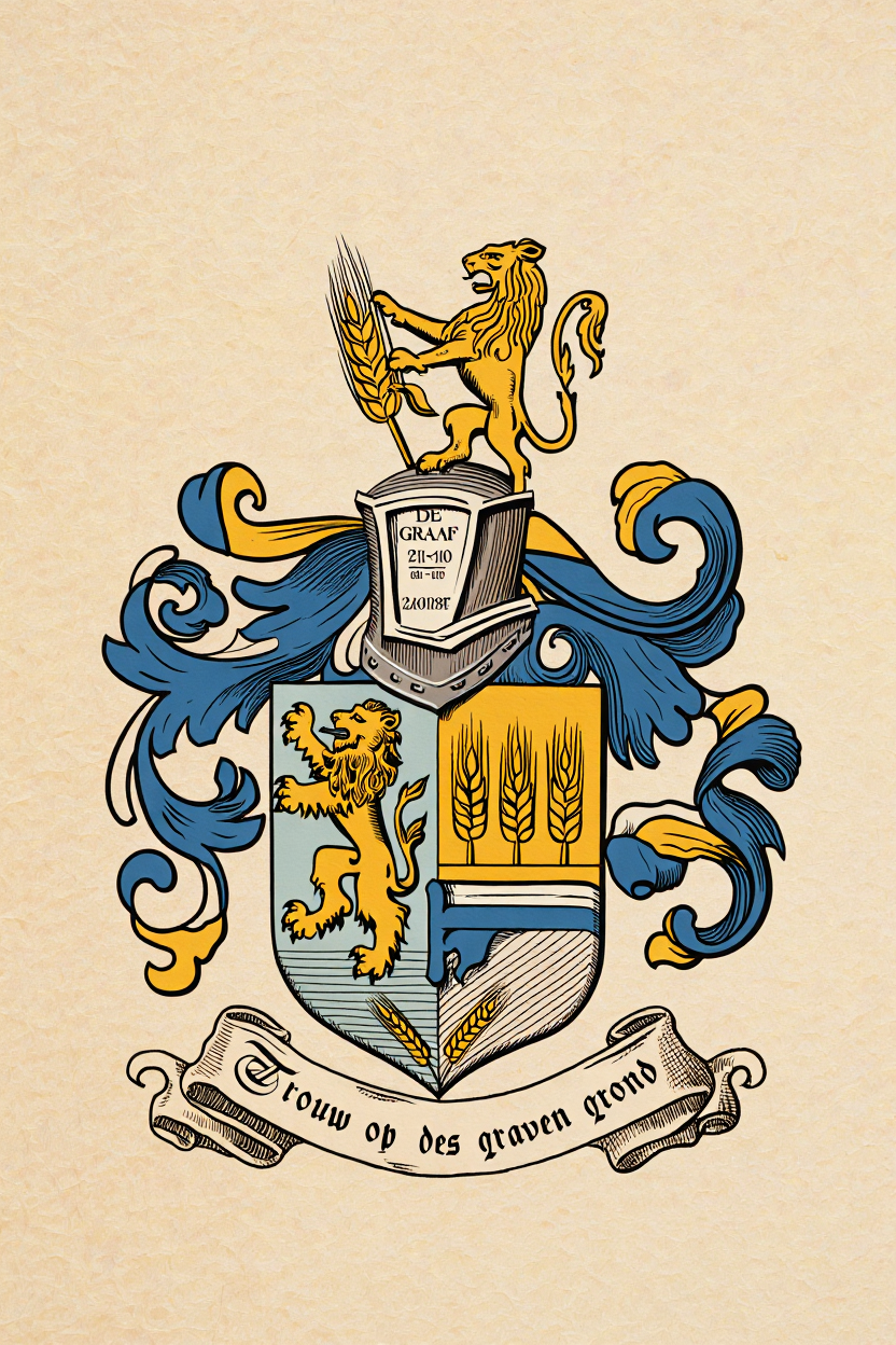 Familiewapen van de achternaam DE GRAAF