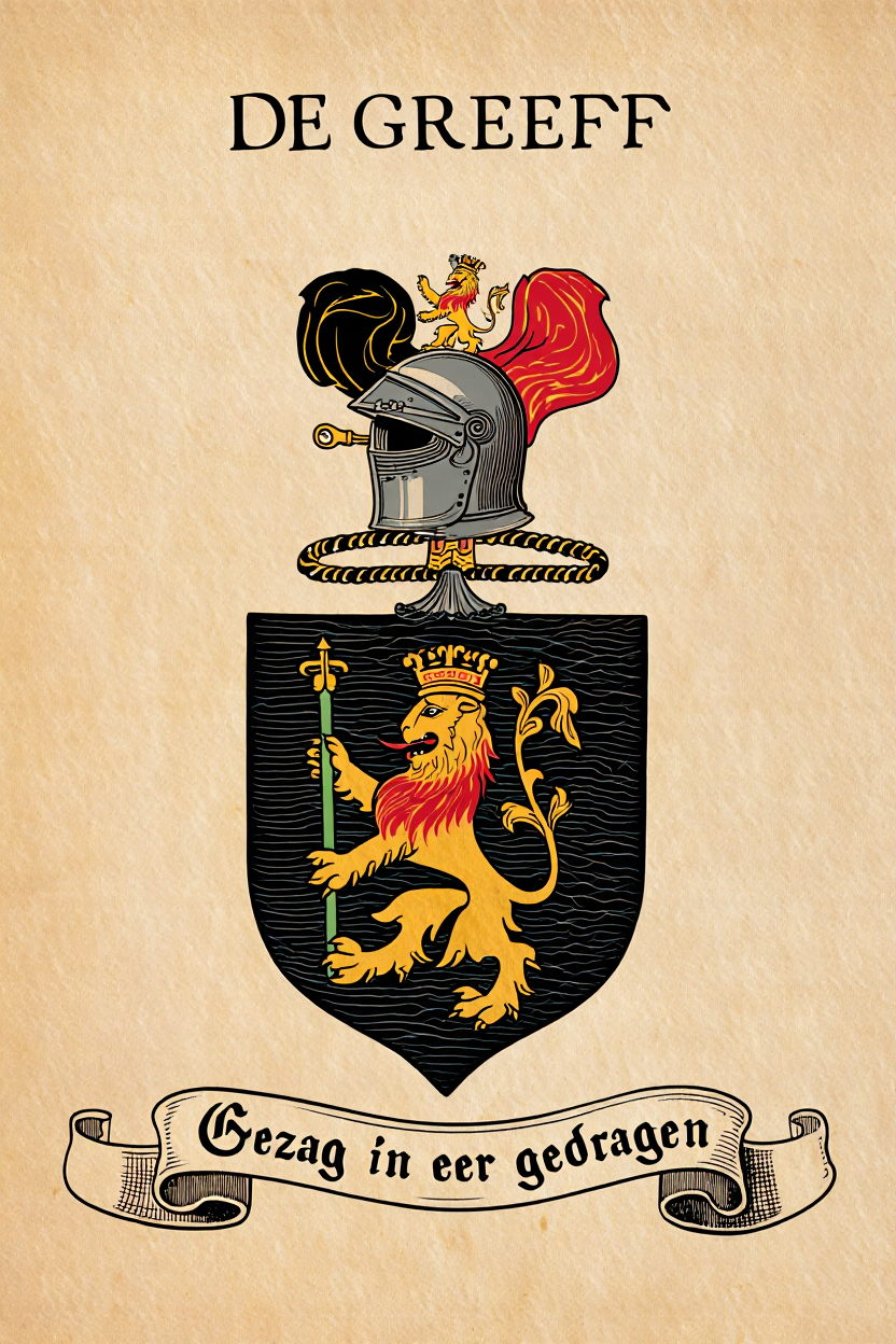Familiewapen van de achternaam DE GREEFF