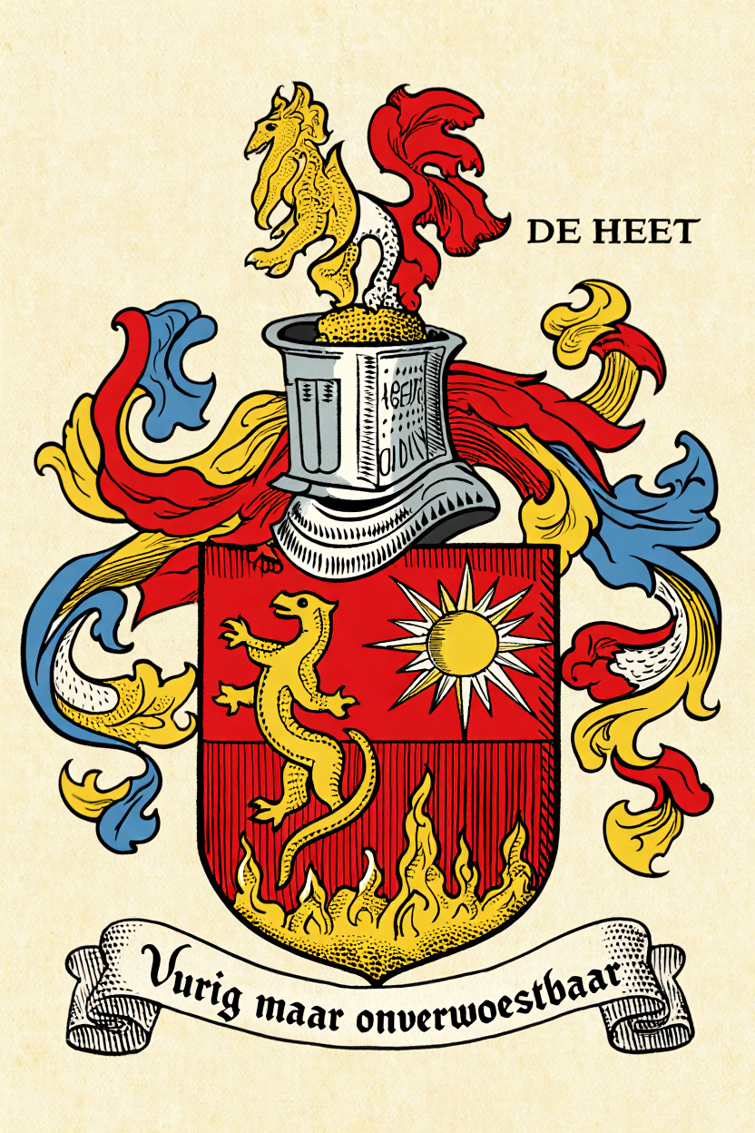 Familiewapen van de achternaam DE HEET