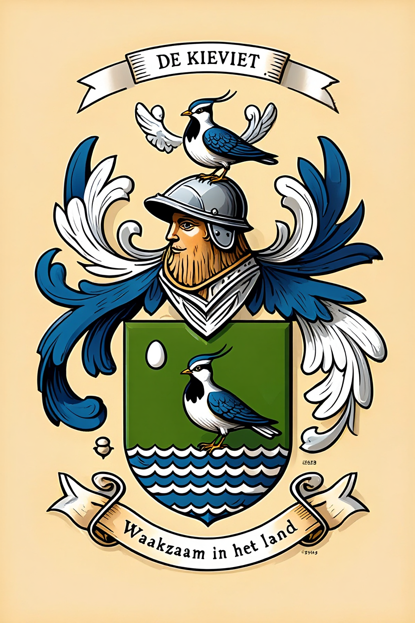Familiewapen van de achternaam DE KIEVIET