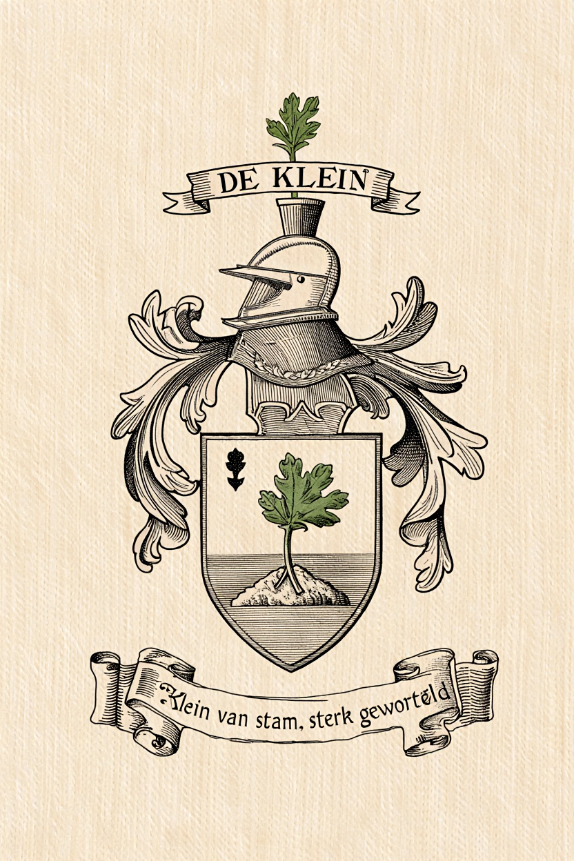 Familiewapen van de achternaam DE KLEIN