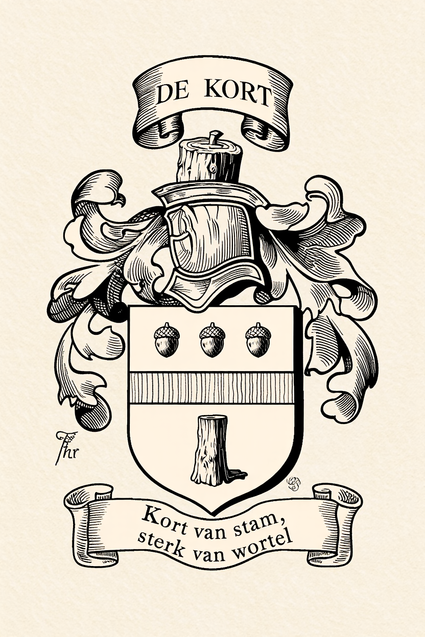 Familiewapen van de achternaam DE KORT