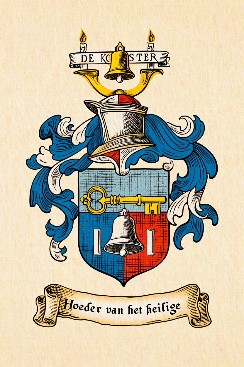 Familiewapen van de achternaam DE KOSTER (vergrendeld)