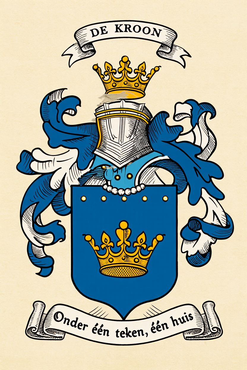 Familiewapen van de achternaam DE KROON