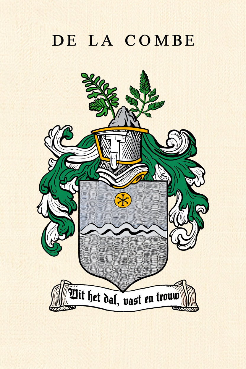 Familiewapen van de achternaam DE LA COMBE