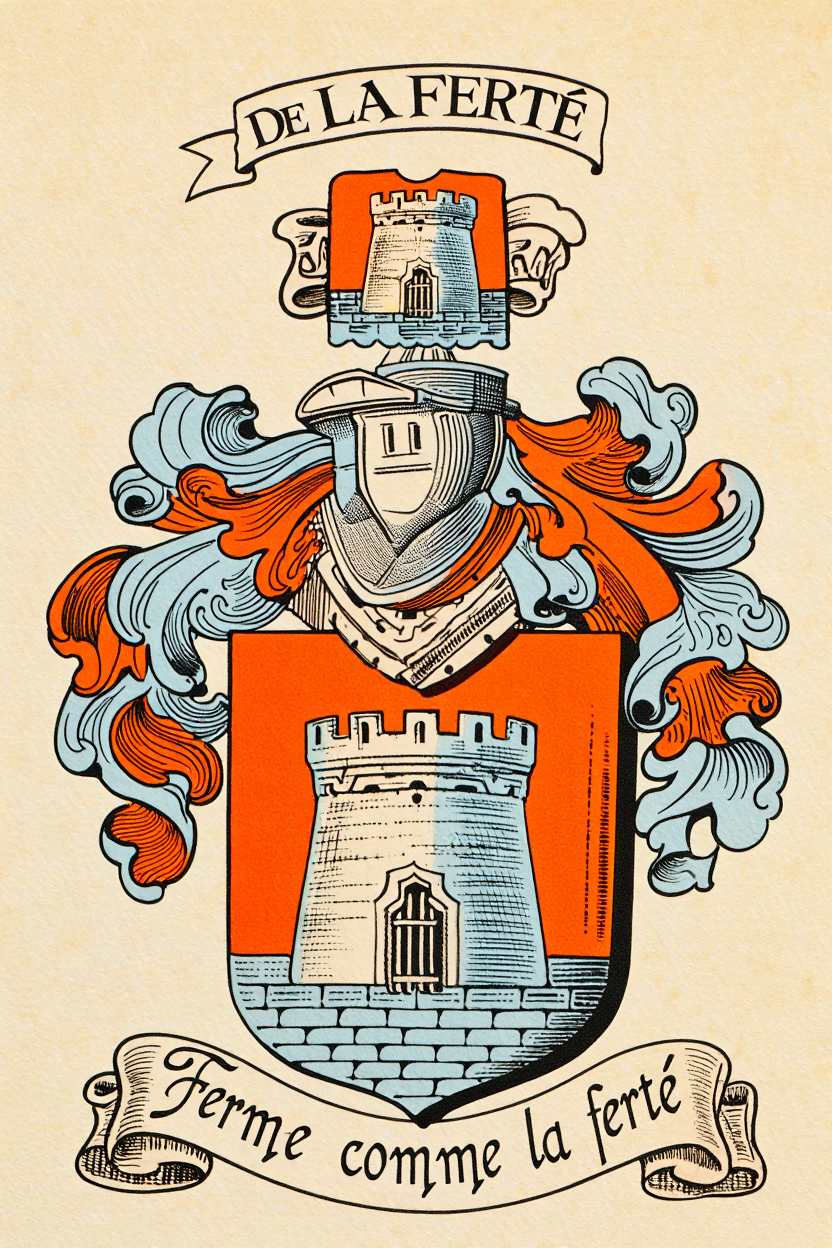 Familiewapen van de achternaam DE LA FERTÉ