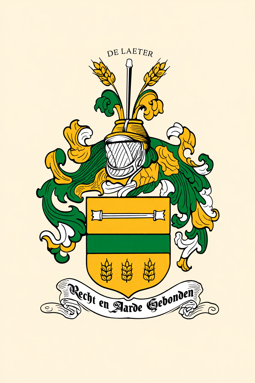Familiewapen van de achternaam DE LAETER