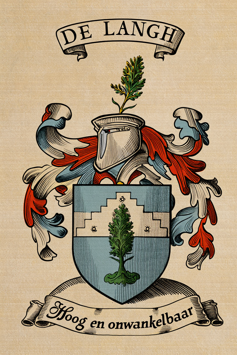 Familiewapen van de achternaam DE LANGH