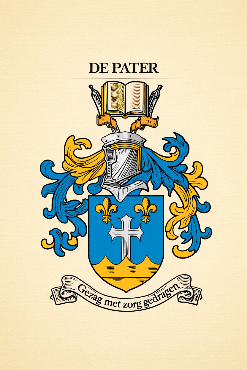 Familiewapen van de achternaam DE PATER