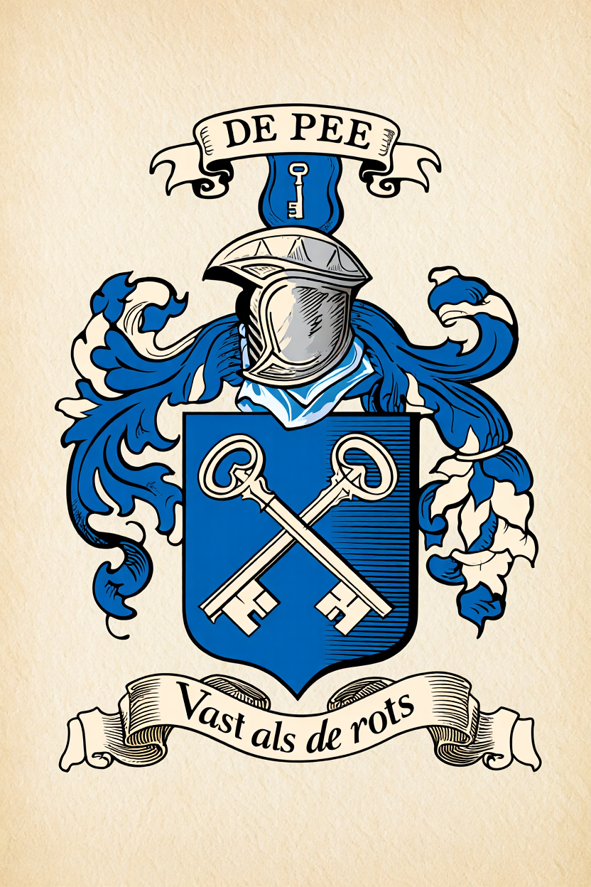 Familiewapen van de achternaam DE PEE