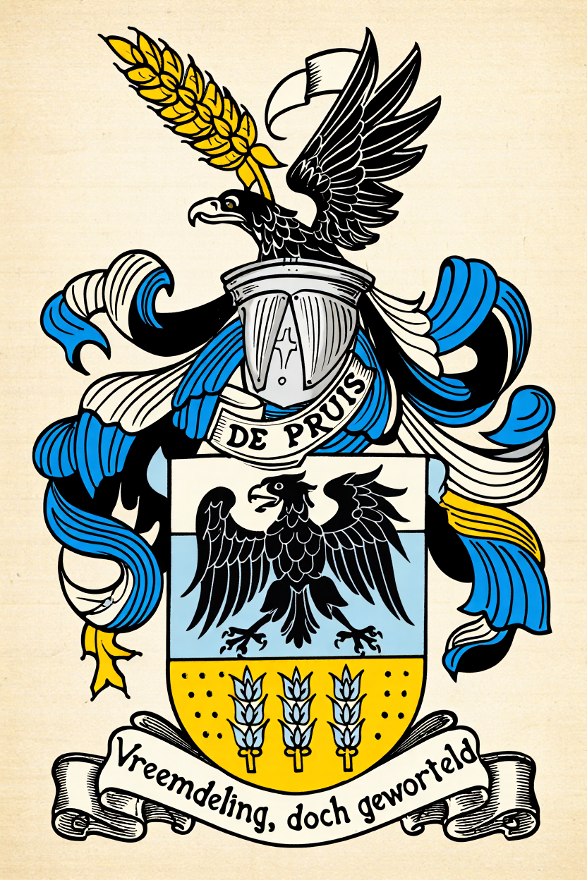 Familiewapen van de achternaam DE PRUIS