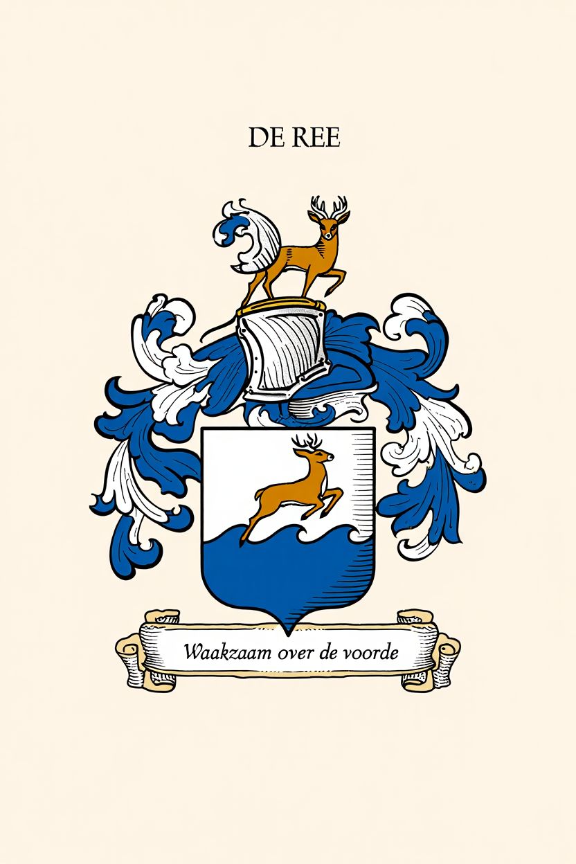 Familiewapen van de achternaam DE REE