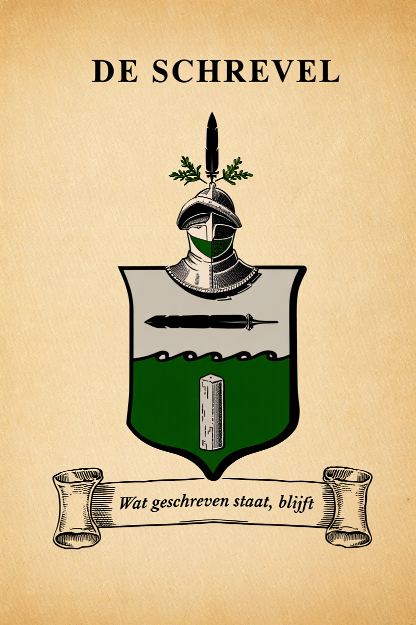 Familiewapen van de achternaam DE SCHREVEL