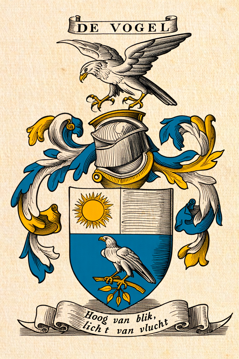 Familiewapen van de achternaam DE VOGEL