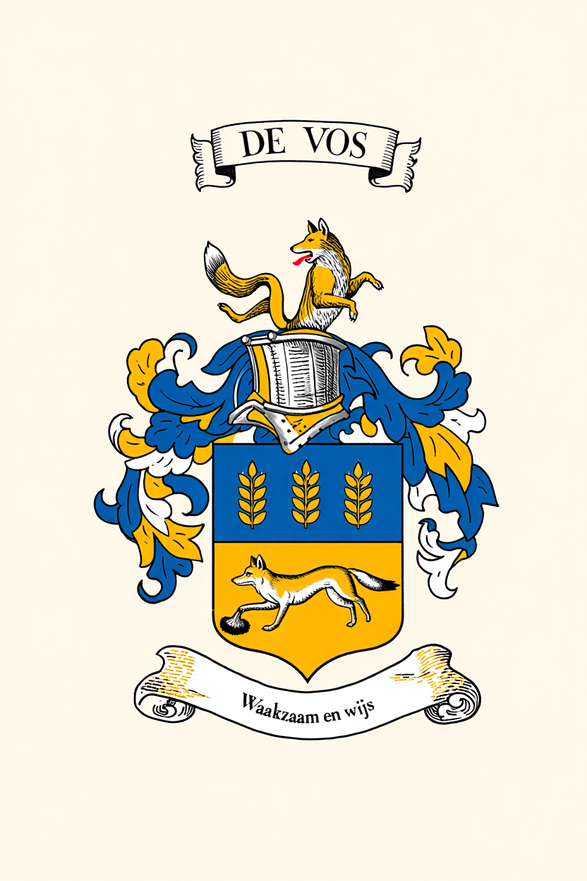 Familiewapen van de achternaam DE VOS