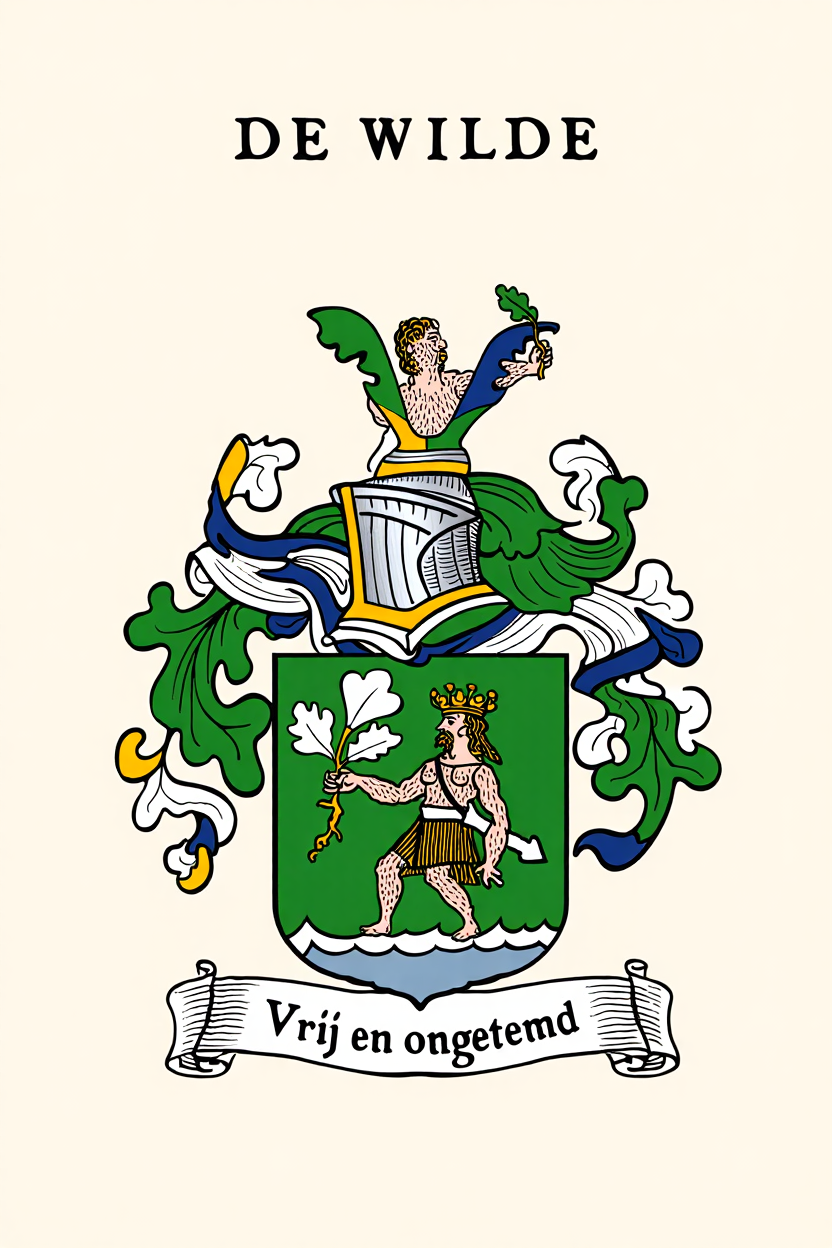 Familiewapen van de achternaam DE WILDE