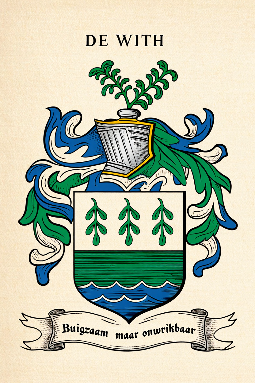 Familiewapen van de achternaam DE WITH
