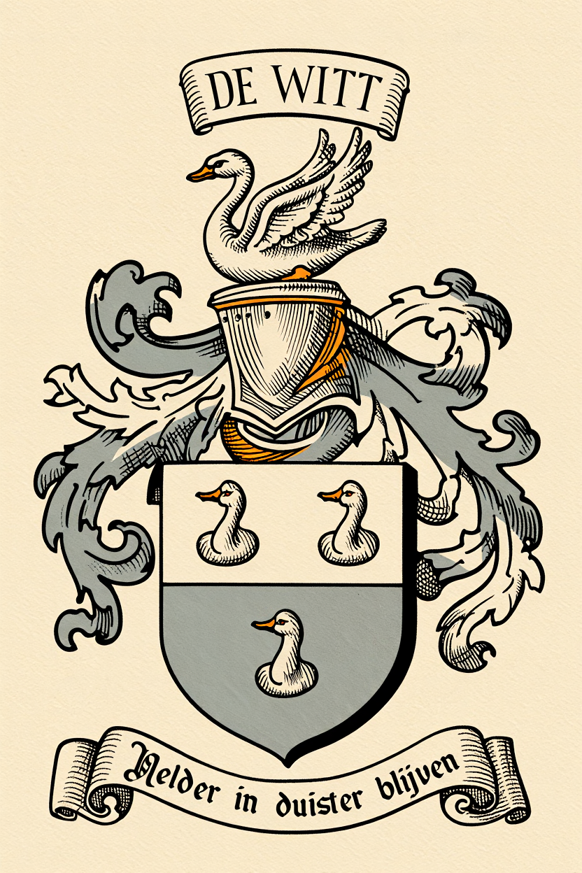 Familiewapen van de achternaam DE WITT