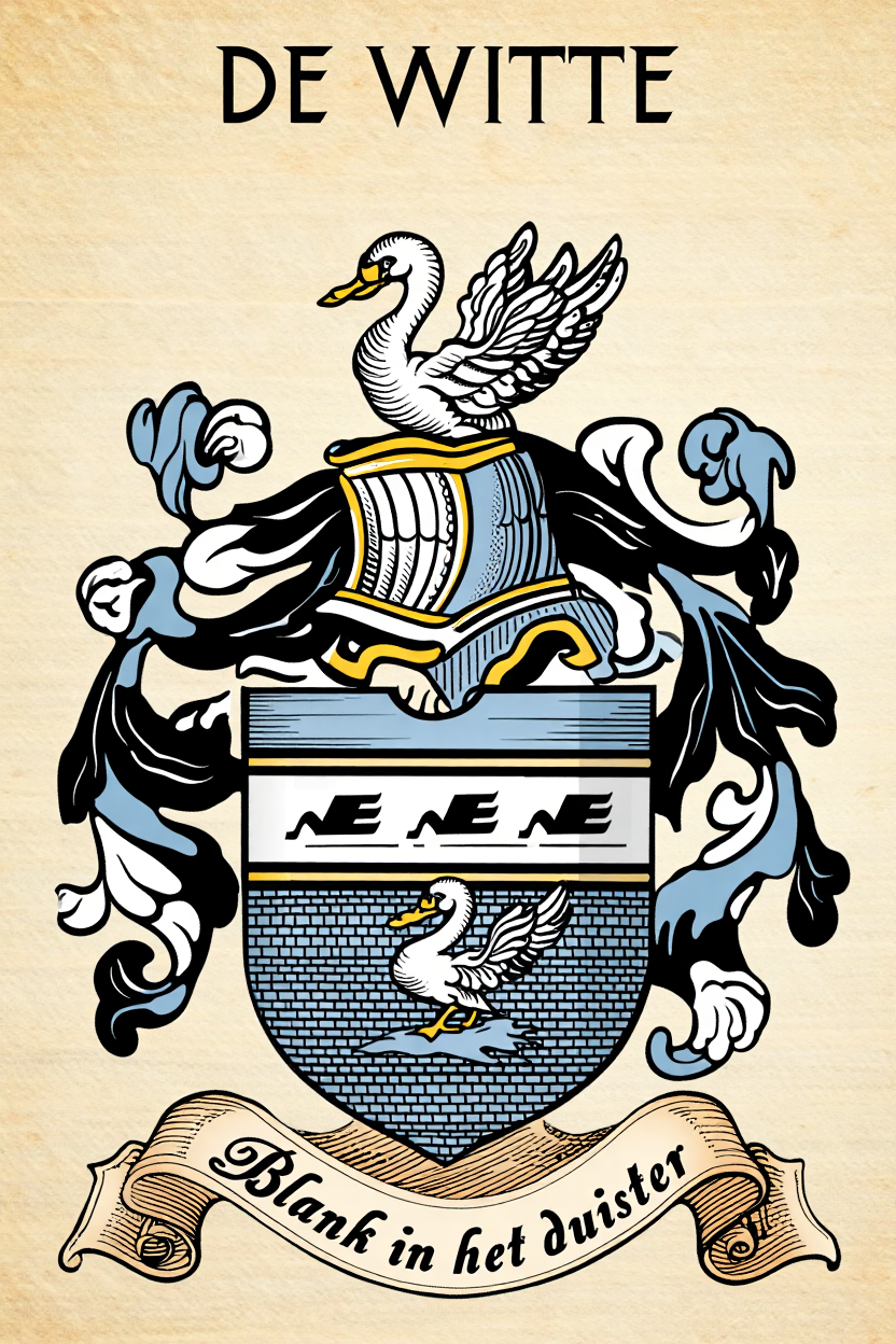 Familiewapen van de achternaam DE WITTE