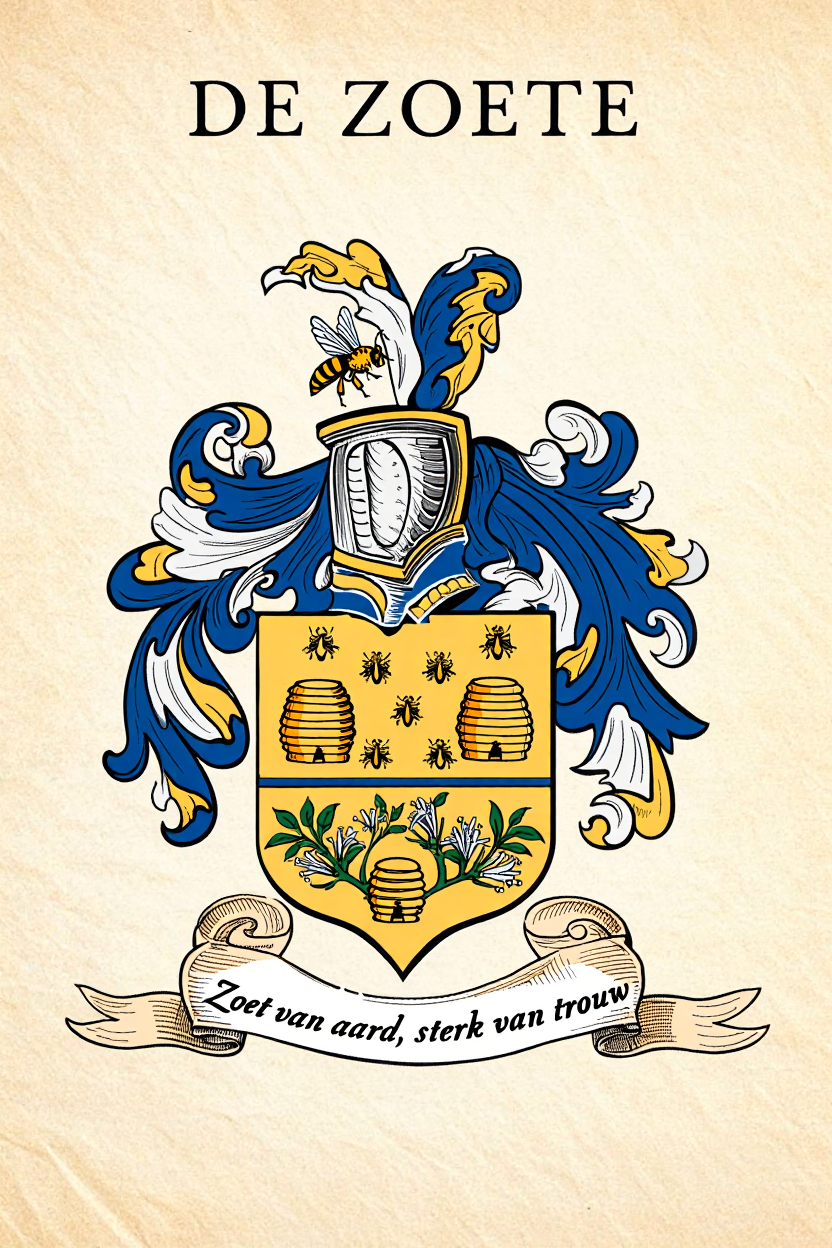 Familiewapen van de achternaam DE ZOETE