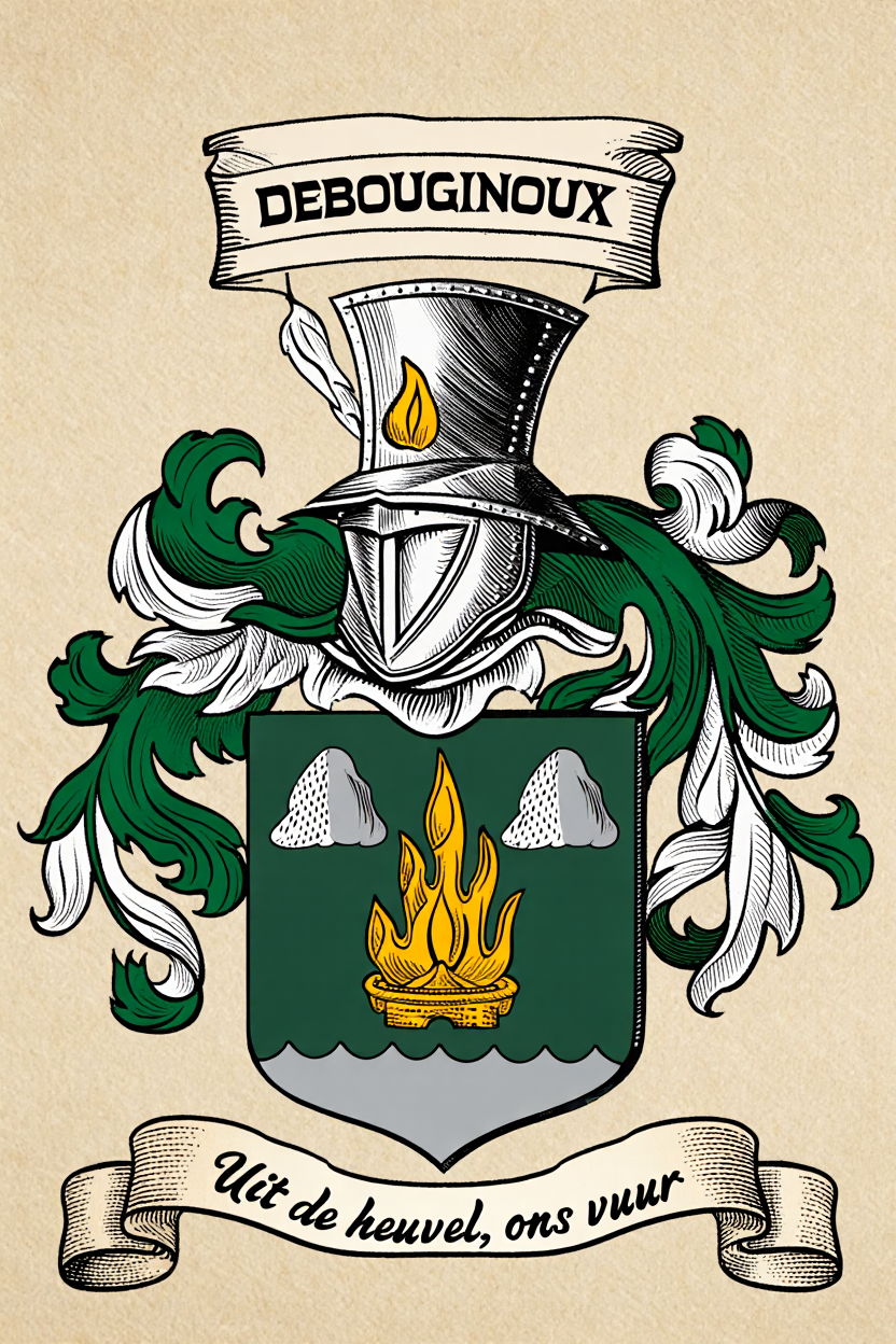 Familiewapen van de achternaam DEBOUGNOUX