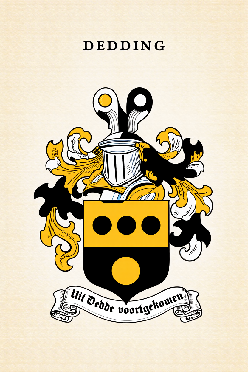 Familiewapen van de achternaam DEDDING