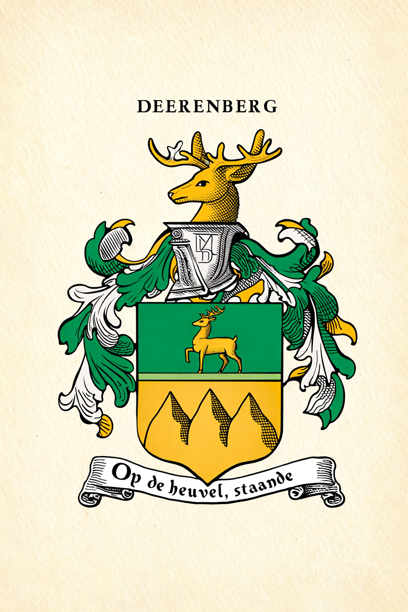 Familiewapen van de achternaam DEERENBERG