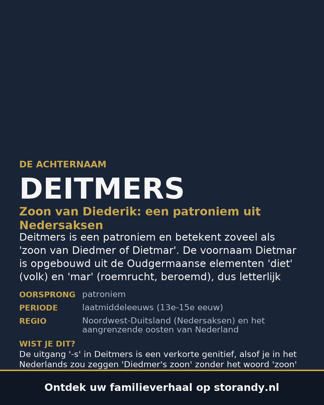 Familiewapen van de achternaam DEITMERS
