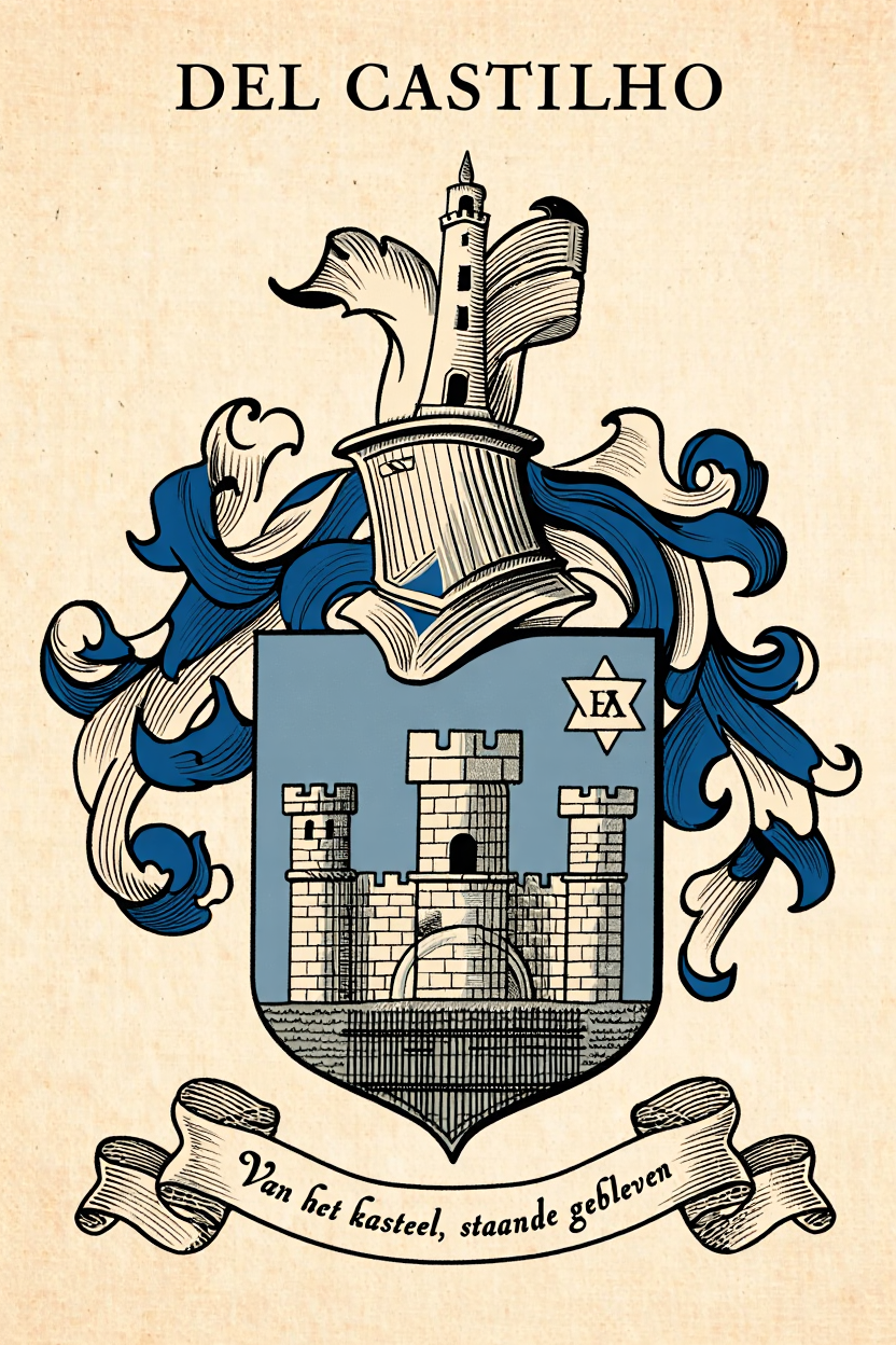 Familiewapen van de achternaam DEL CASTILHO