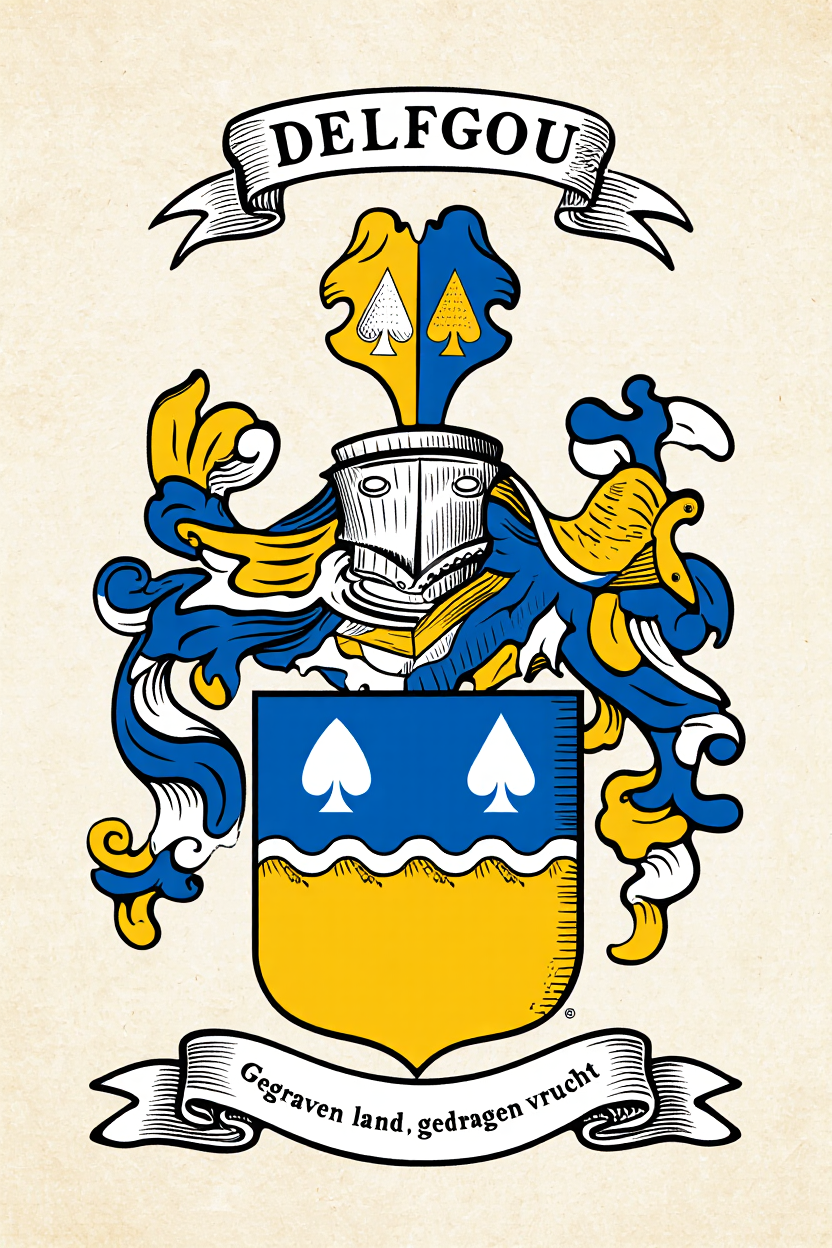 Familiewapen van de achternaam DELFGOU
