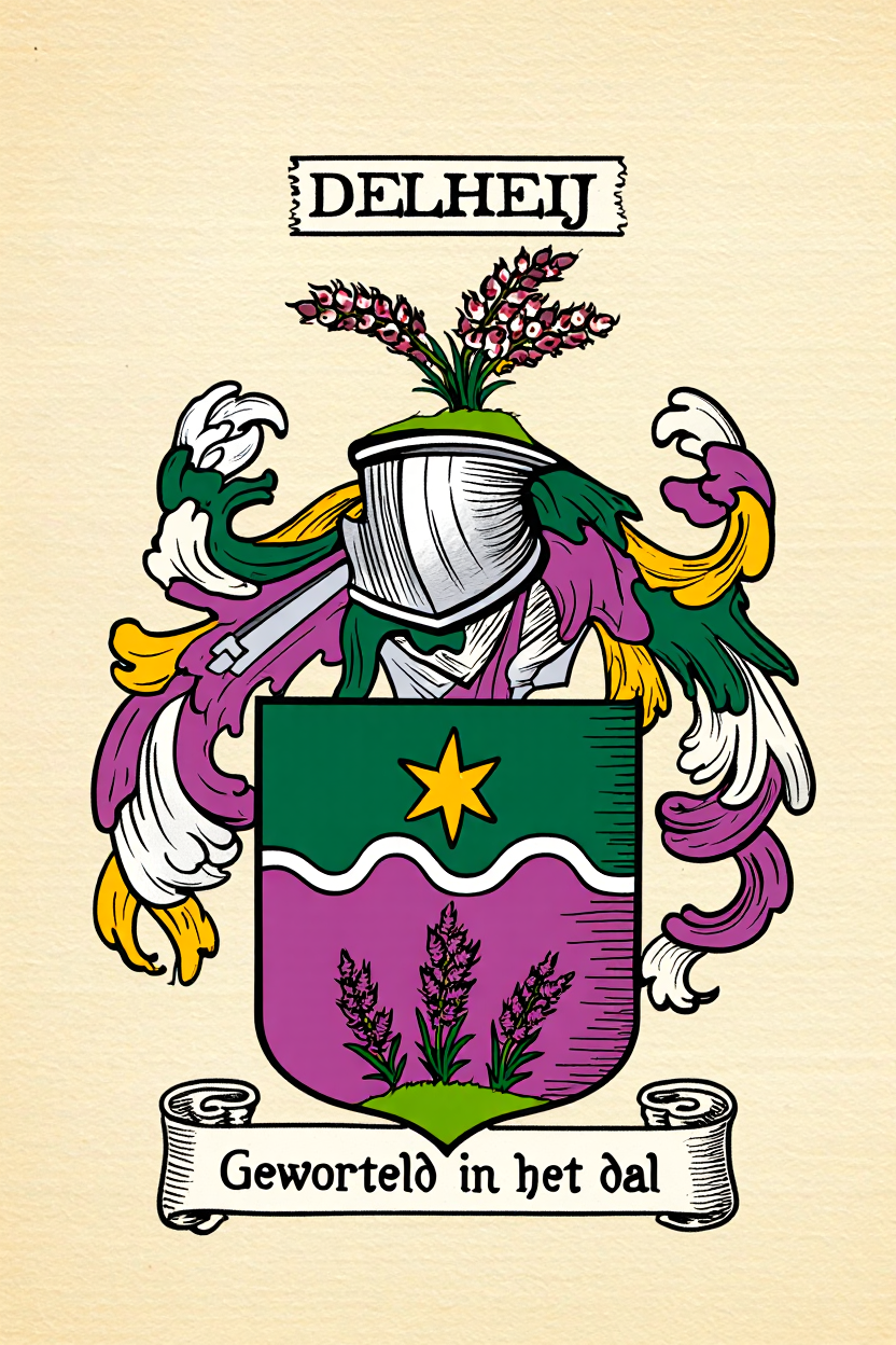 Familiewapen van de achternaam DELHEIJ