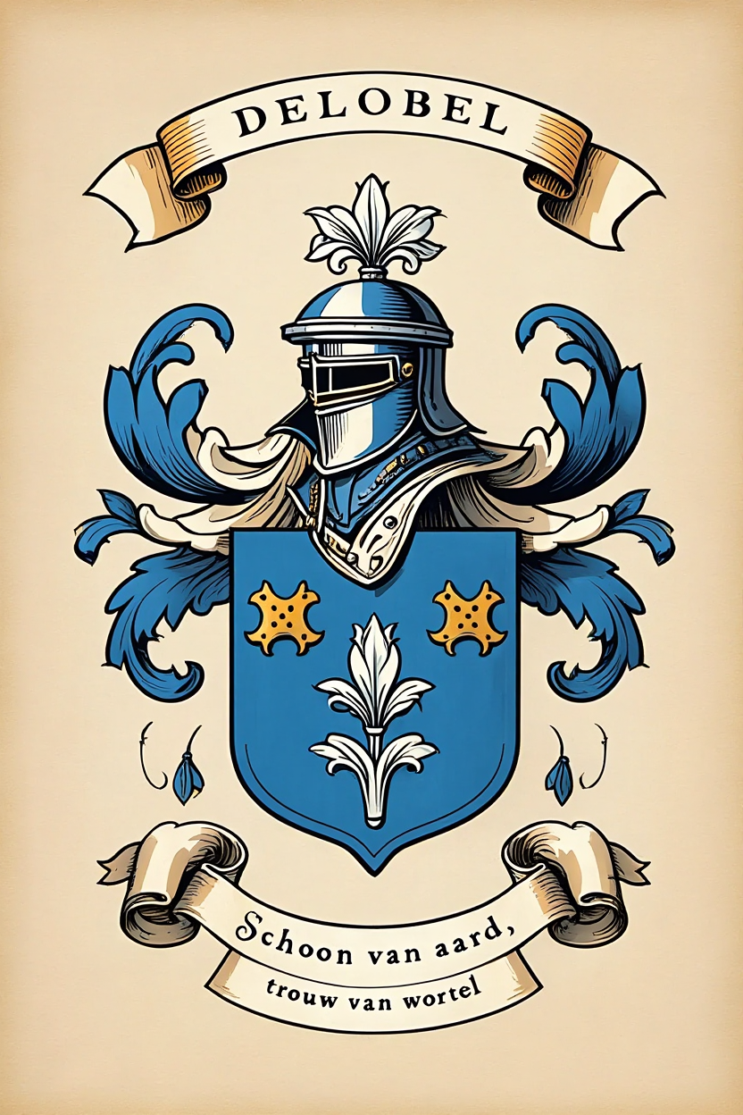 Familiewapen van de achternaam DELOBEL