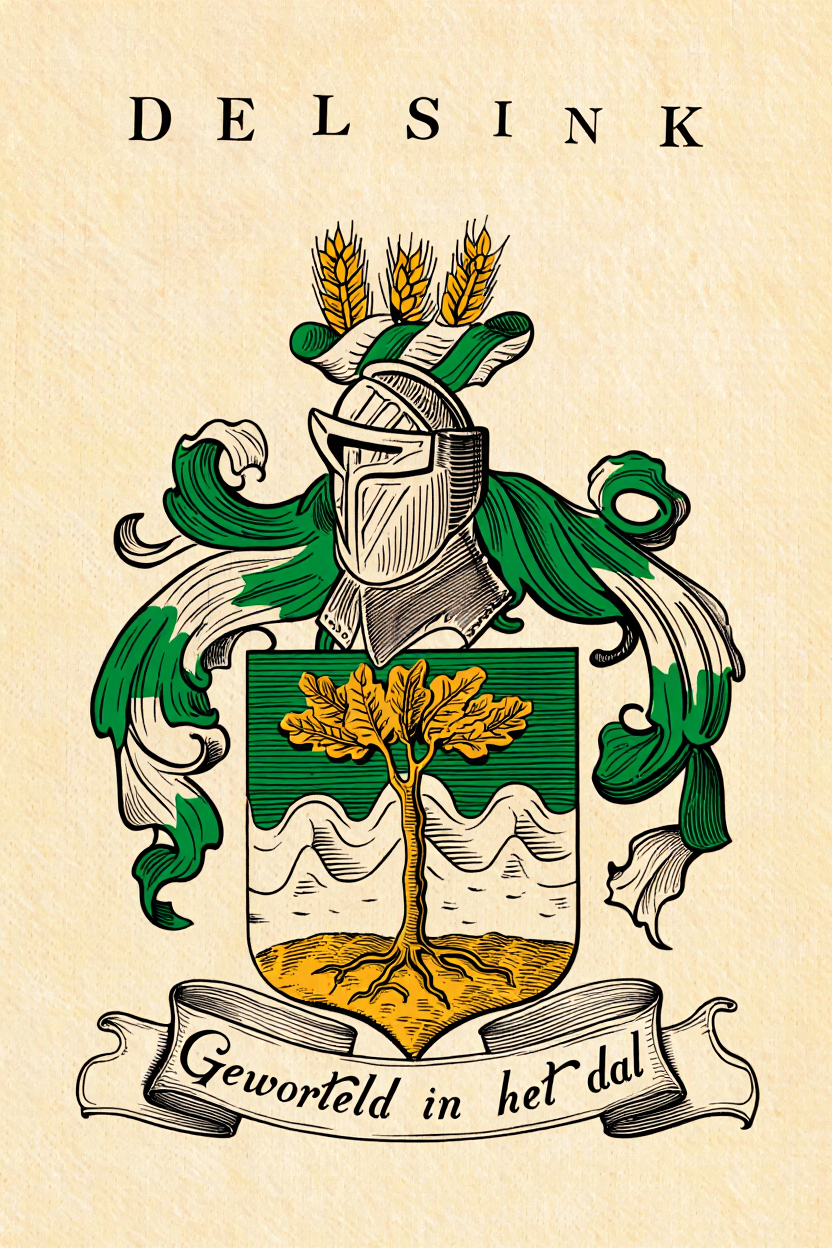 Familiewapen van de achternaam DELSINK