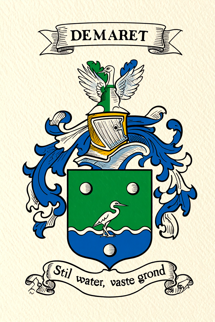 Familiewapen van de achternaam DEMARET