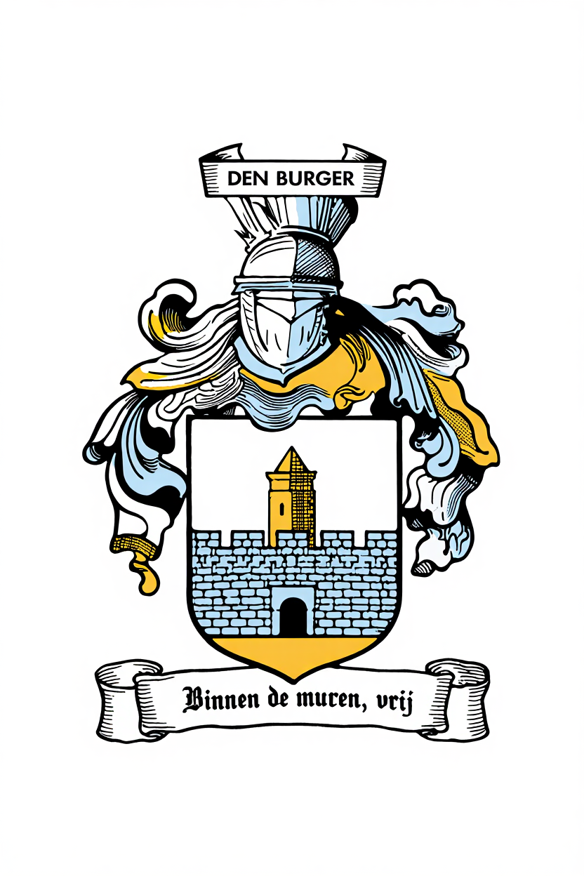 Familiewapen van de achternaam DEN BURGER