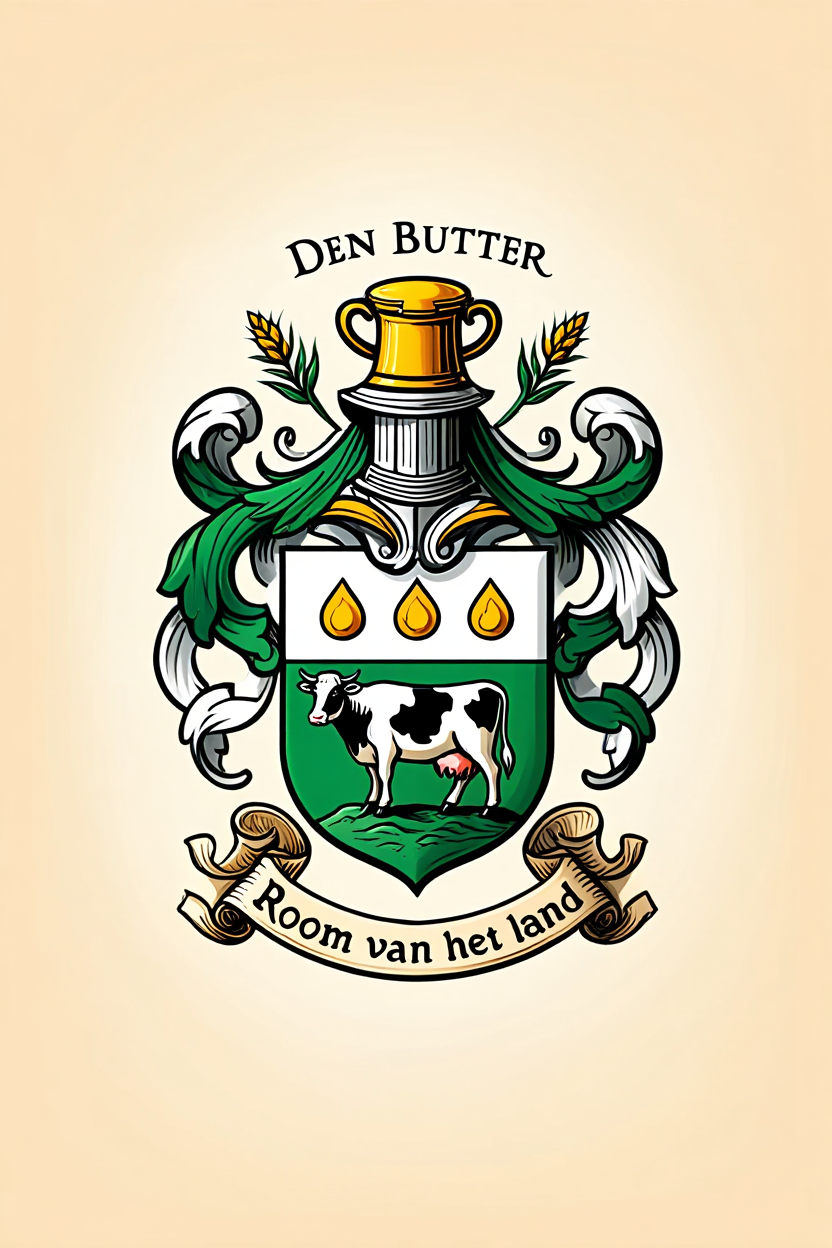 Familiewapen van de achternaam DEN BUTTER