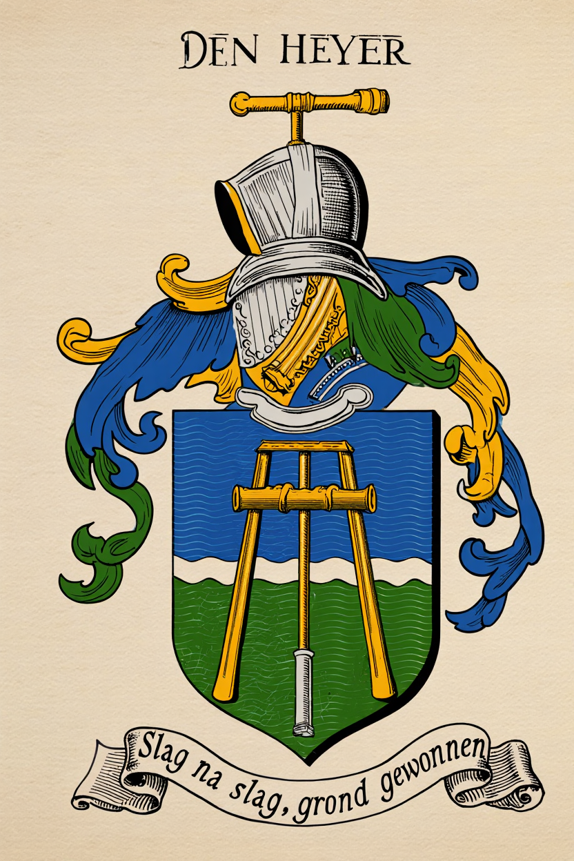 Familiewapen van de achternaam DEN HEYER