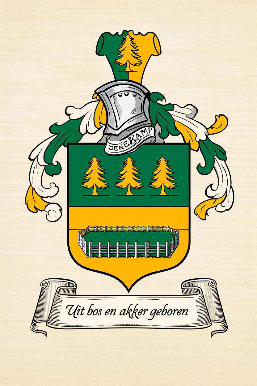 Familiewapen van de achternaam DENEKAMP