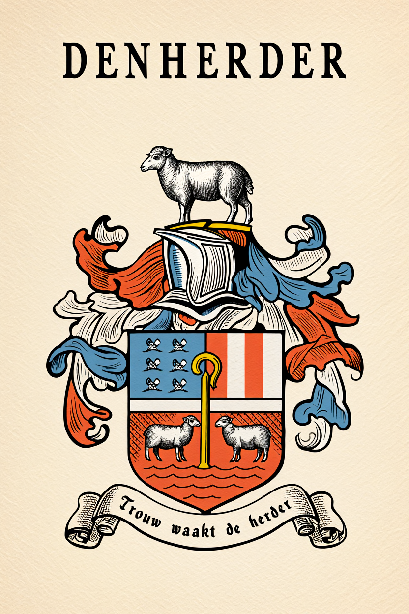 Familiewapen van de achternaam DENHERDER